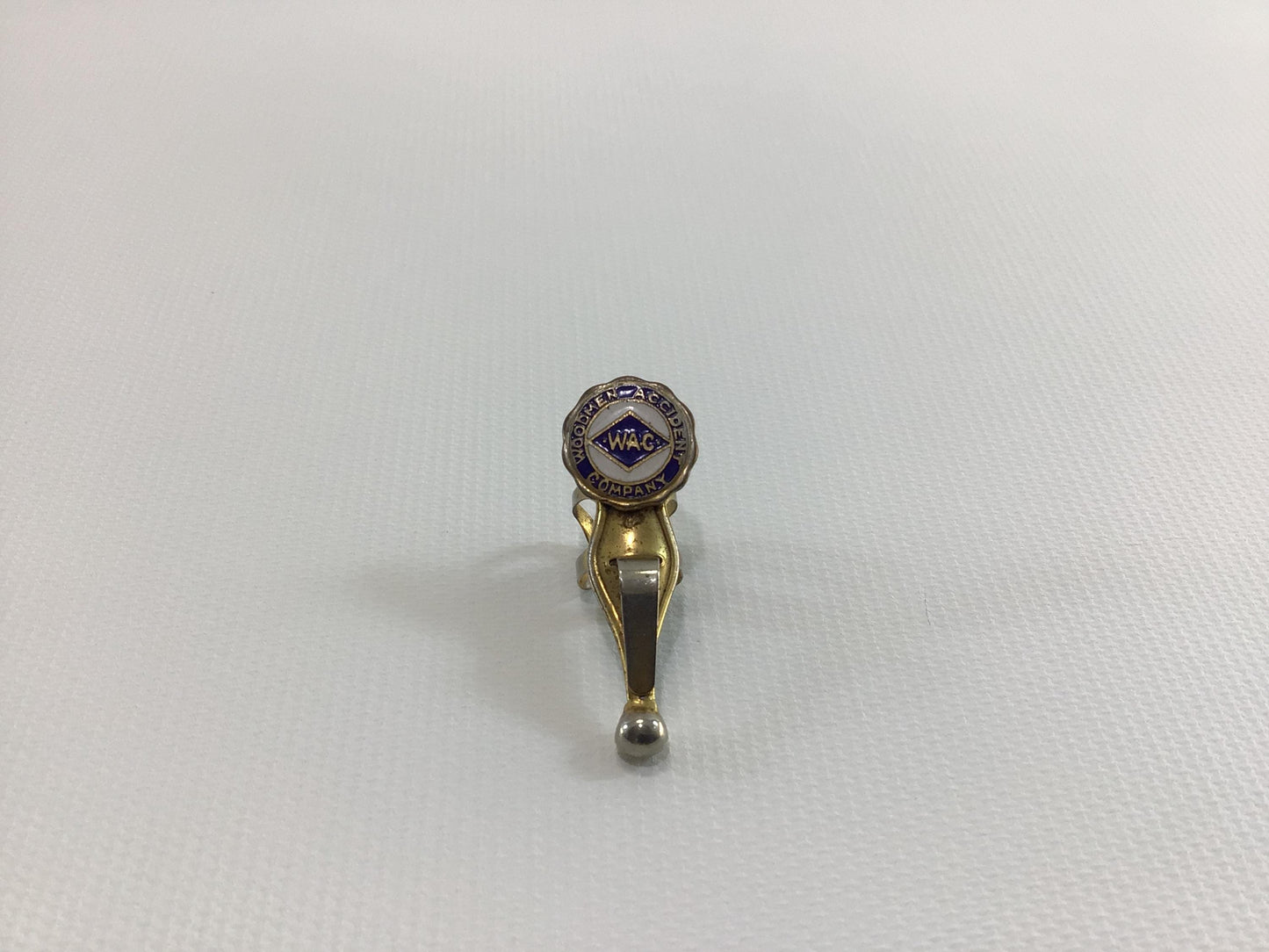 Vintage Enameled Pen Pencil Clip Service Award Woodmen Accident Company Lincoln Nebraska
