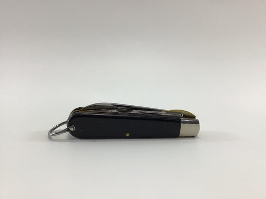 Vintage Electricians Pocket Knife 2 Blade Camillus with Brass Bail