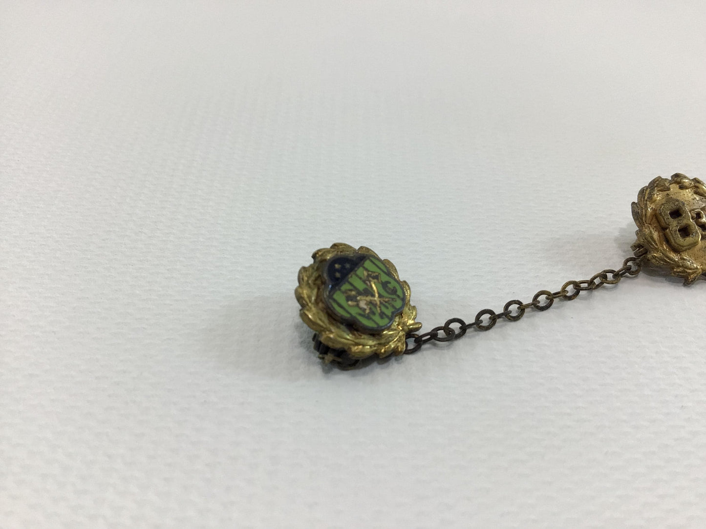 Vintage Enameled Sweater Pin Service Award 8:30 Woodmen Circle Lincoln Nebraska