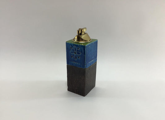 Mid Century Flower Power Table Lighter Made in Italy Ceramic Rosenthal Netter Home Decor