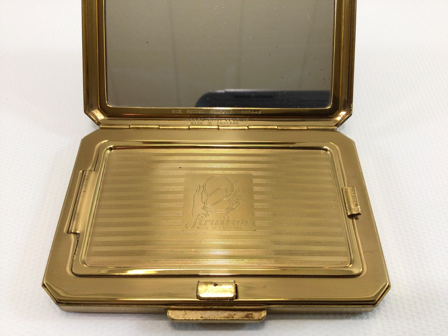 Art Deco Makeup Compact Vintage Vanity Accessory Stratton Made in England