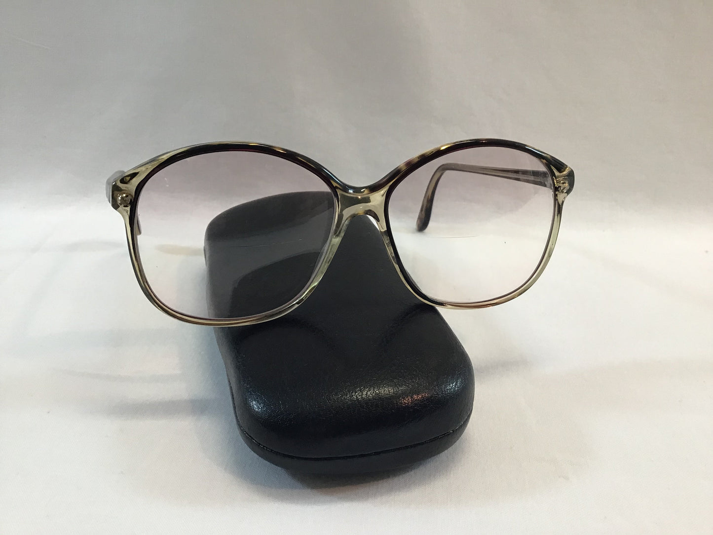 Vintage Women's Eyeglasses Tortoise Shell Plastic Frame Retro 80's Eyewear Bifocals