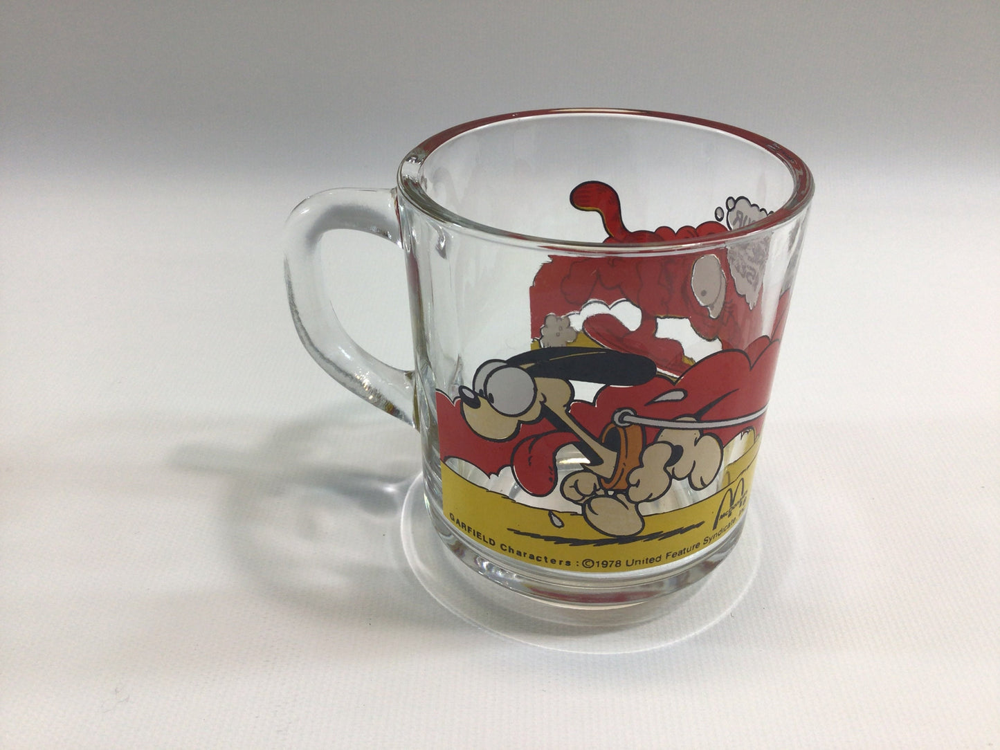 Vintage Garfield and Odie McDonald's Coffee Mug Skate Boarding