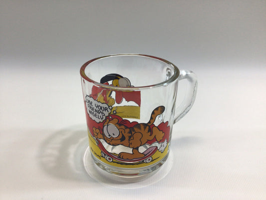 Vintage Garfield and Odie McDonald's Coffee Mug Skate Boarding