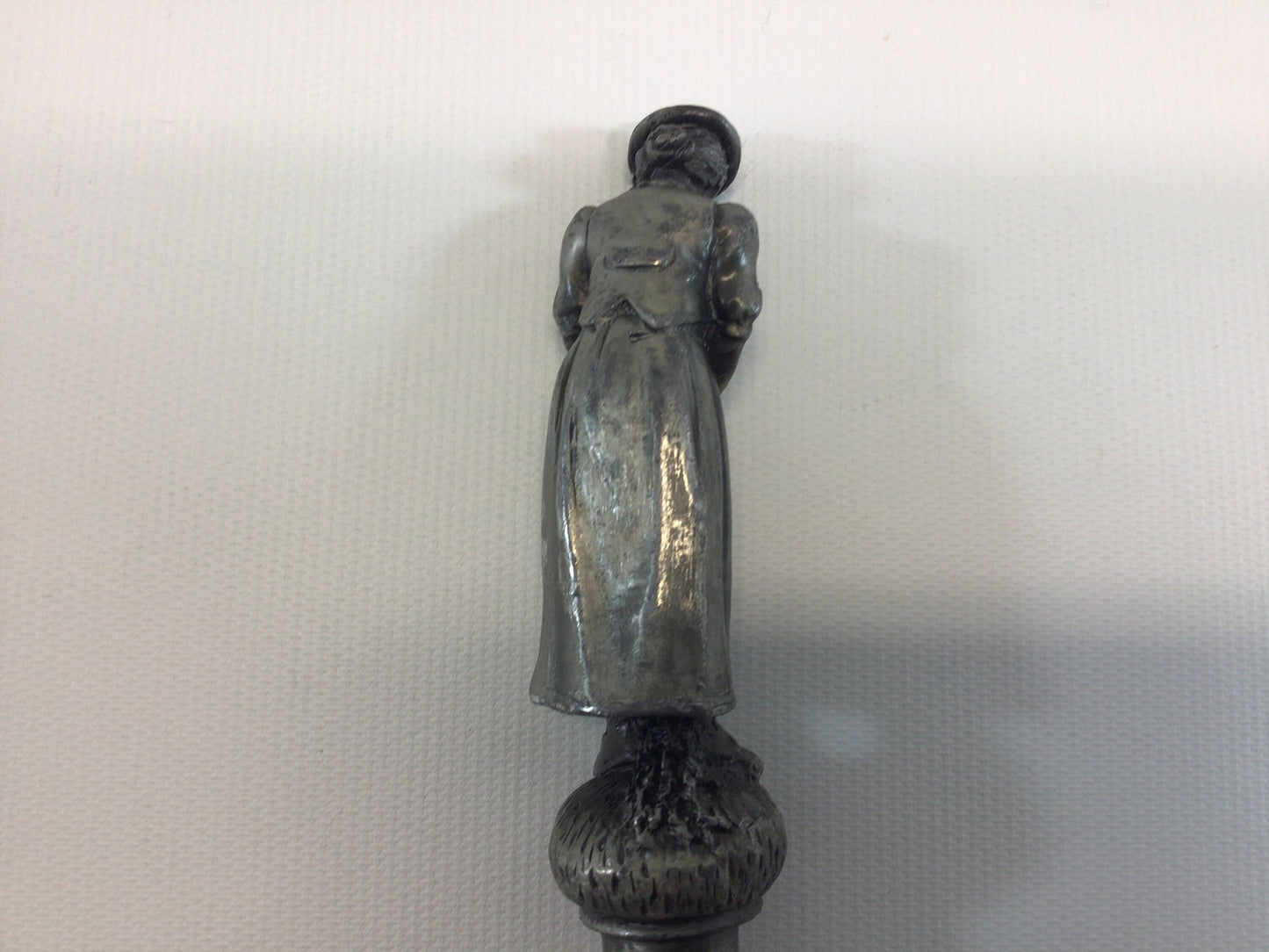 Vintage Woman Golfer Barware Pewter Bottle Opener