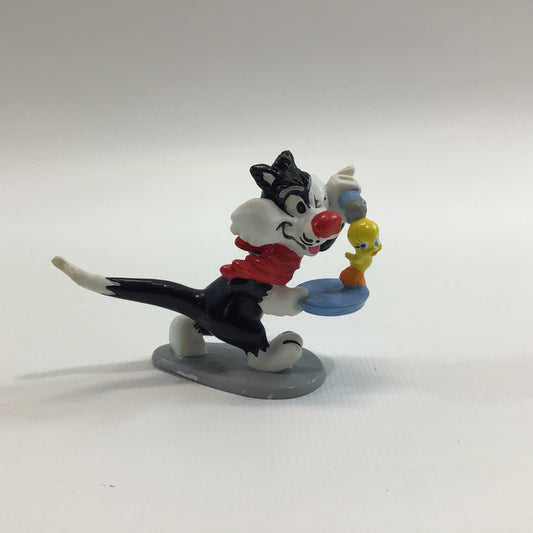 Vintage Looney Tunes Figure Sylvester & Tweetie 1990 Applause Toy Figurine