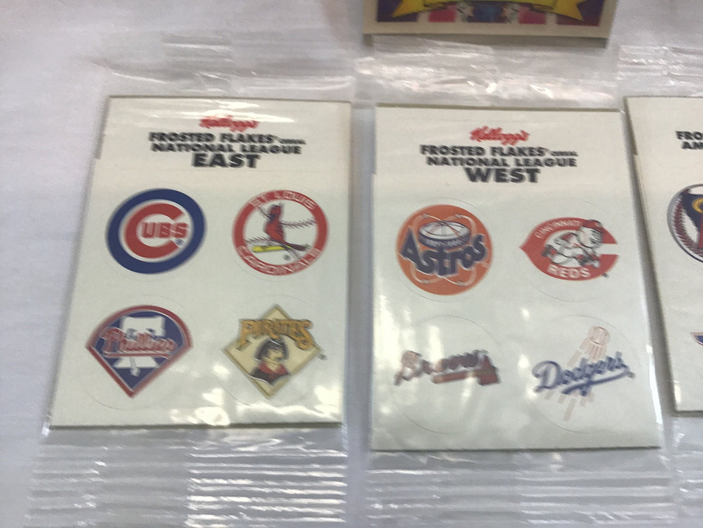 Vintage Kellogg's Cereal Premium Lot 3D Jim Rice Card and Team Stickers