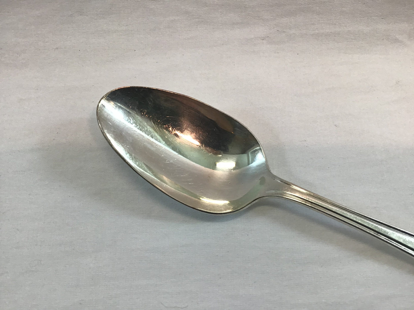 Derby Silverplate Serving Spoon Victor S. Co. A1+ Overlay IS Vintage Quality Flatware