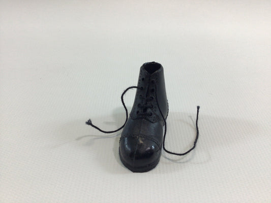 Topper Tiger Team Boot Single Black Lace Up Vintage Toy Action Soldier Replacement Part