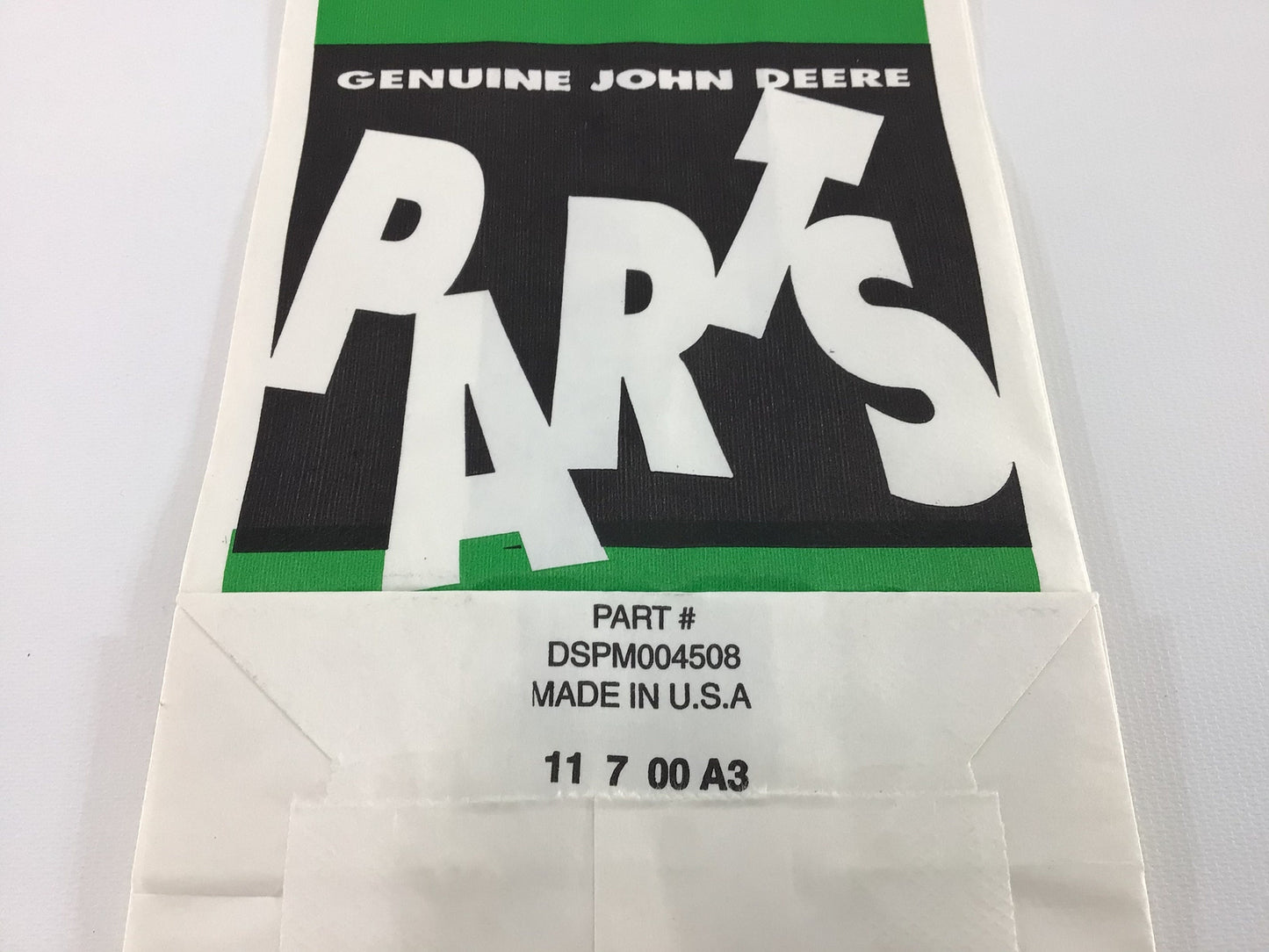 John Deere Sales Parts Bag Vintage Advertising Ephemera