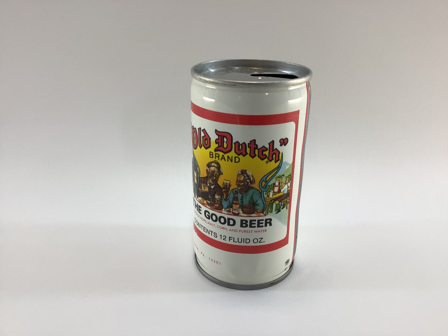 Old Dutch Beer Can 12 oz Vintage 1970's Breweriana Collectible