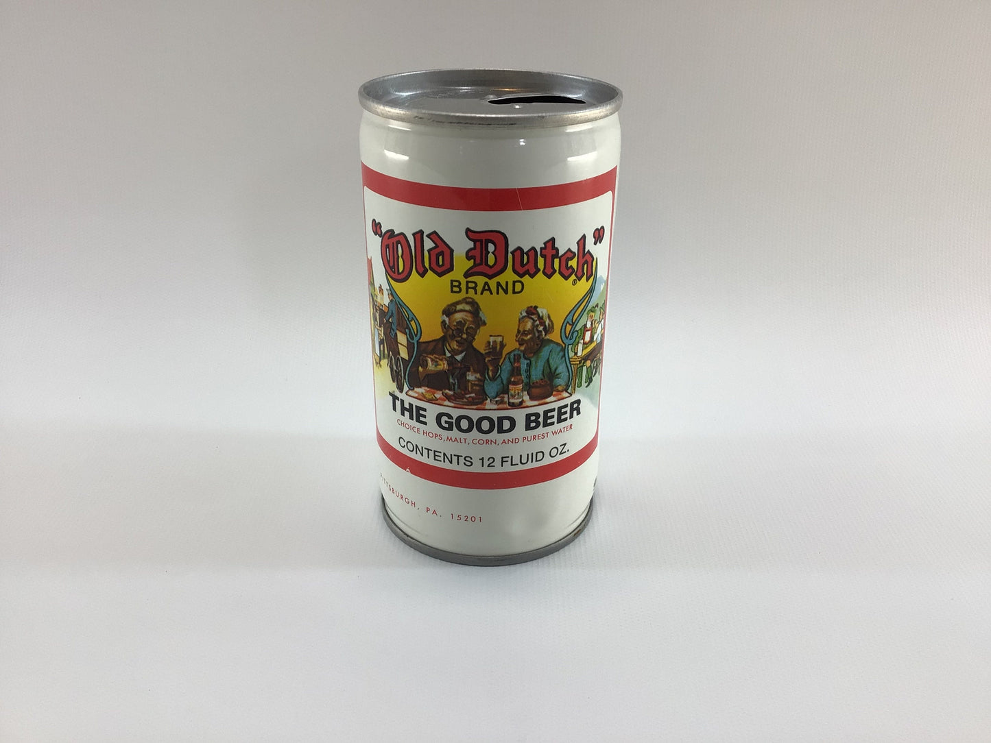 Old Dutch Beer Can 12 oz Vintage 1970's Breweriana Collectible