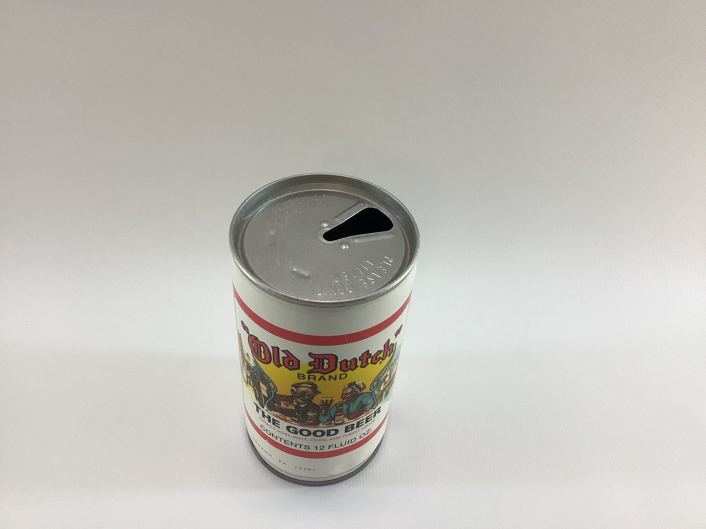 Old Dutch Beer Can 12 oz Vintage 1970's Breweriana Collectible