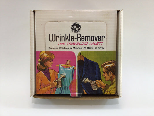 GE Wrinkle Remover Model WR-1 Vintage Travel Clothes Steamer