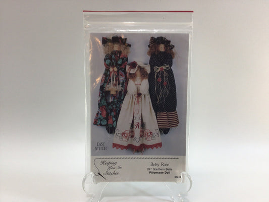 24" Pillowcase Doll Pattern Betsy Rose Southern Belle KS-136