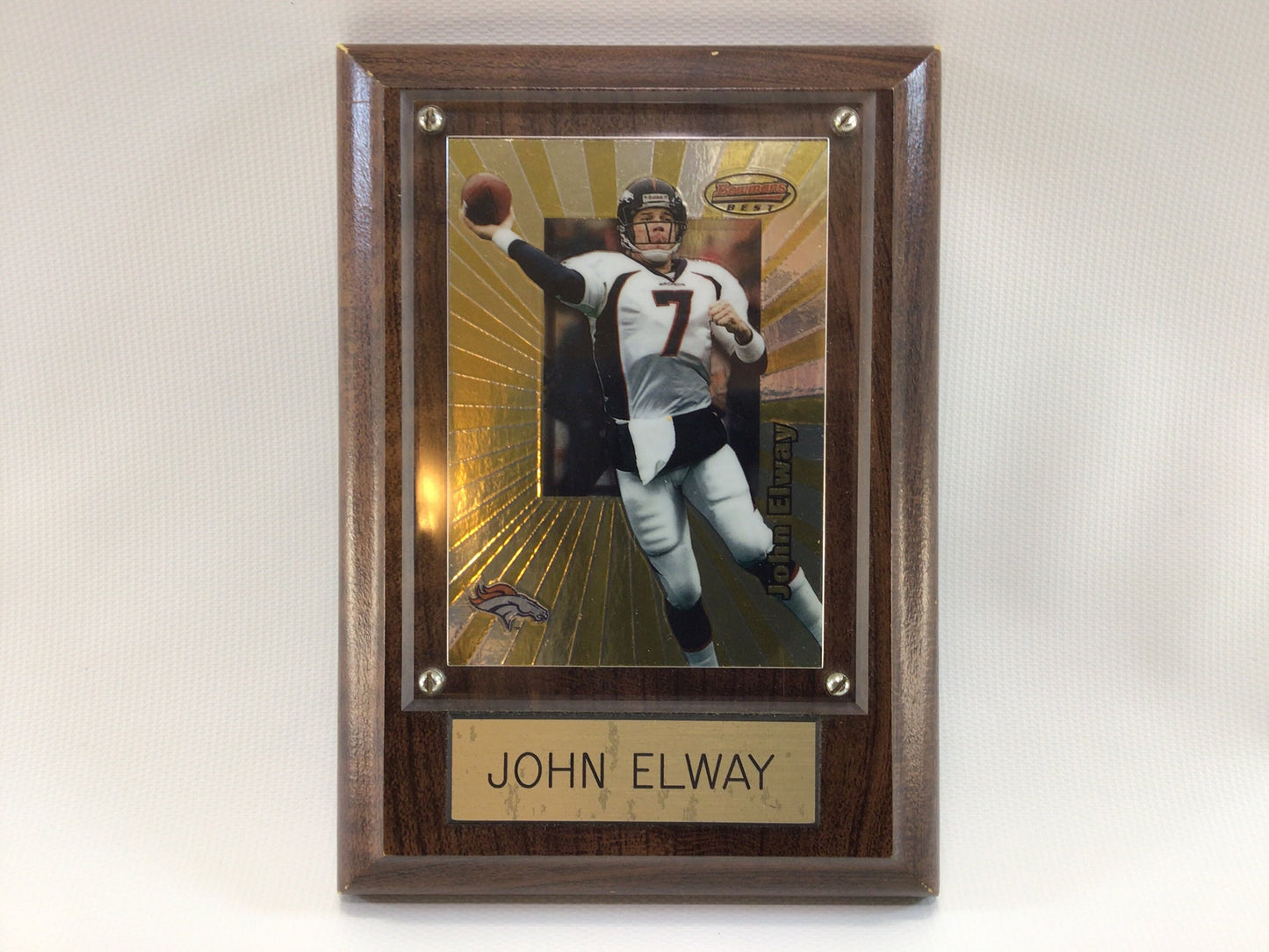 1998 Bowman's Best REFRACTOR 400 JOHN ELWAY Insert Card