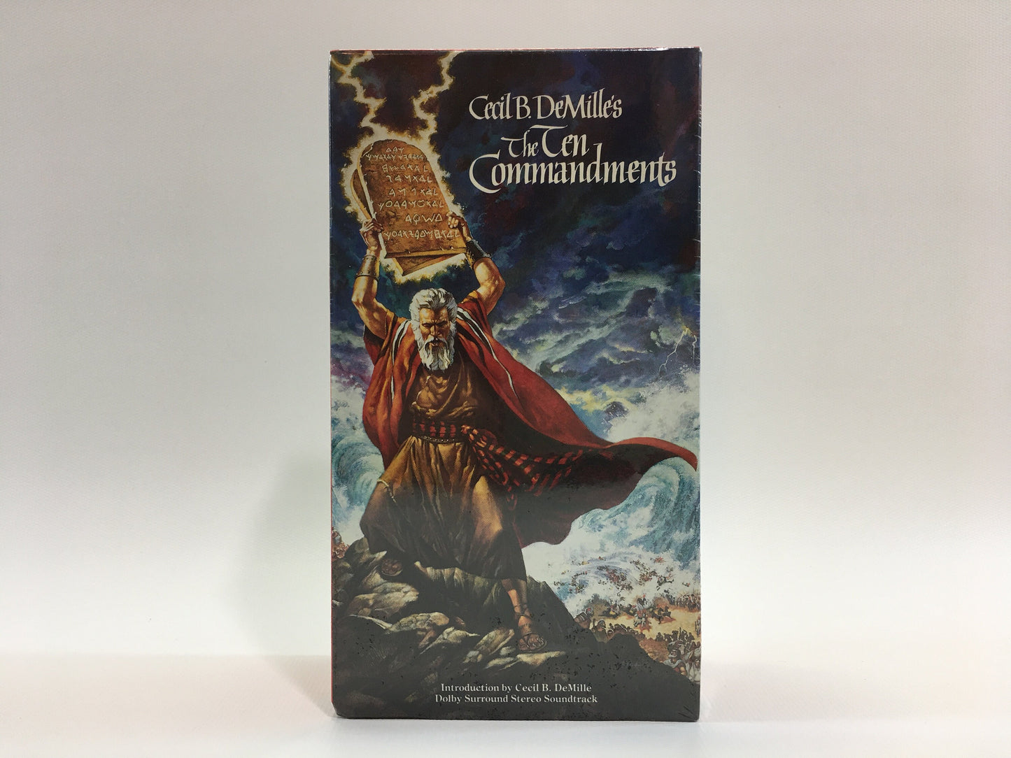 The Ten Commandments VHS 2 Tape Set 1990 Paramount Pictures Rerelease