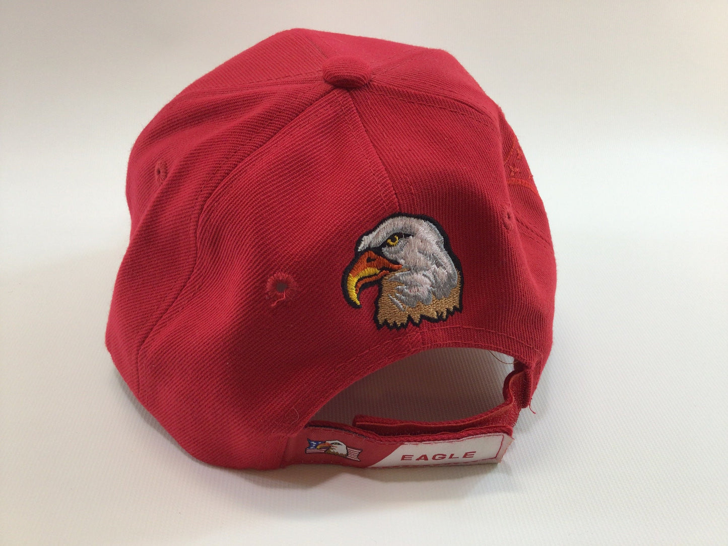 Eagle Red Patriotic Trucker Baseball Cap K&S Unique Brand Adjustable Size