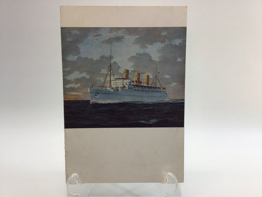 Restaurant Dinner Menu 1956 Empress of Scotland West Indies Cruise Vintage Dining Ephemera