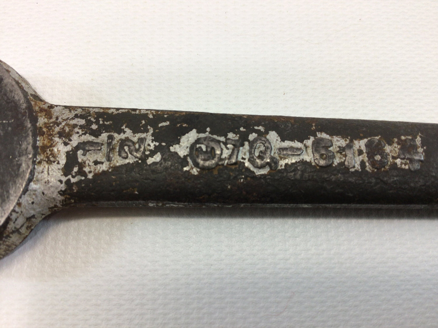 Wrench 7/16" and 1/2" Open End  7Q 6164 Vintage Pre-War Garage Mantique