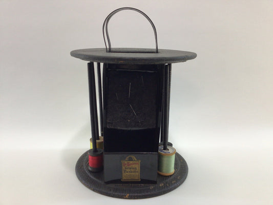 Ye Lantern Sewing Baskette Antique Sewing Notion Collectible