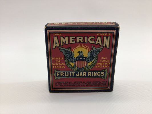 American Fruit Jar Rings Vintage Country Kitchen Advertising Decor