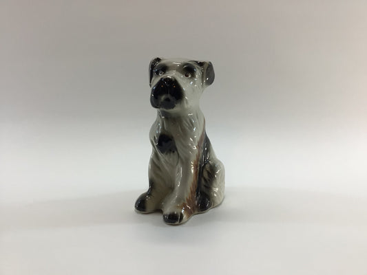 Vintage Terrier Dog 6" Ceramic Figurine