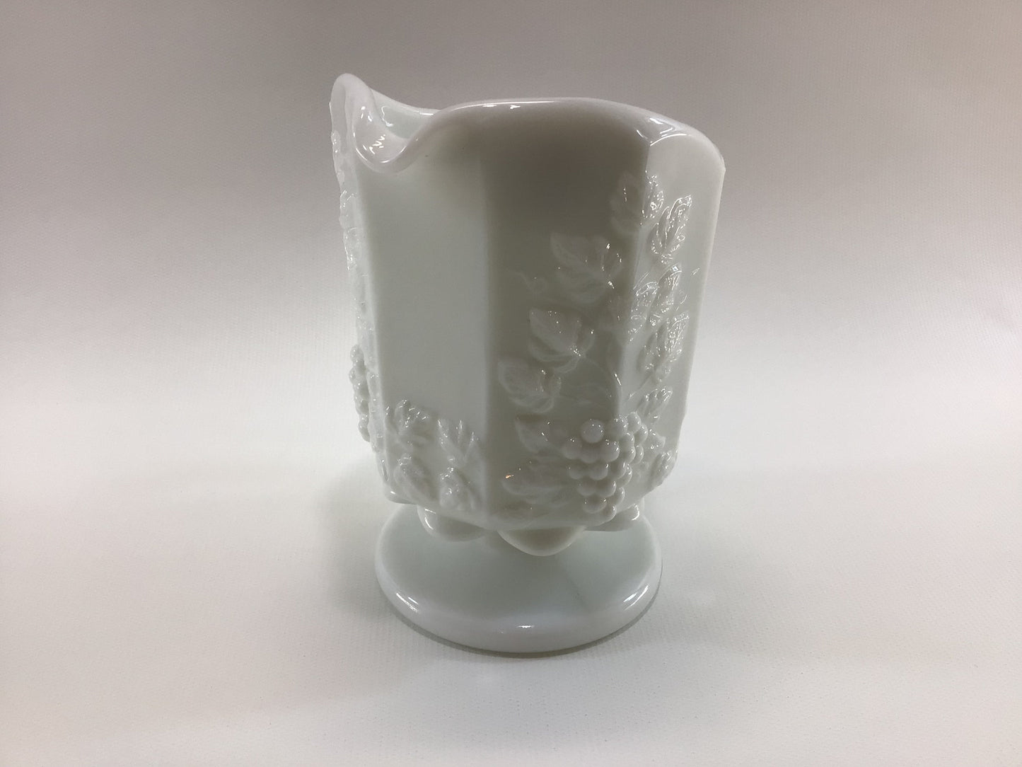 Vintage Creamer Footed Westmoreland Milk Glass