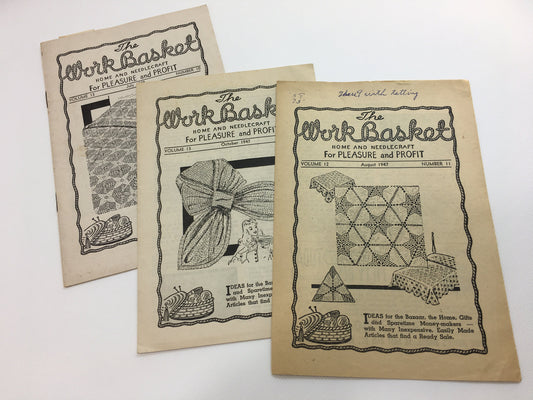 Vintage Home and Needlecraft Booklets Craft Fair Gifts Hobby Patterns Instructions Ideas and Illustrations for Fun Profit or Sales