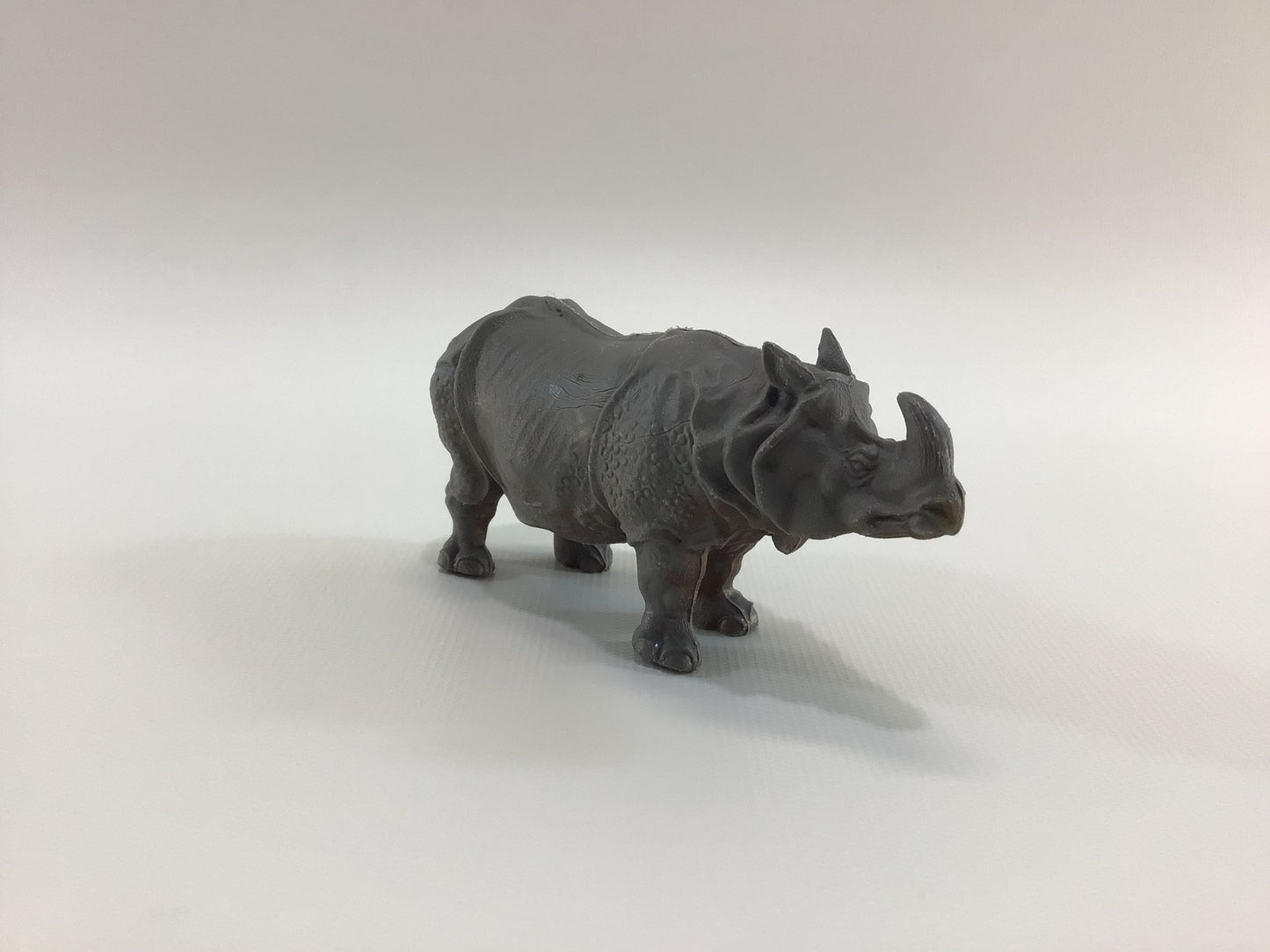 Britains 4" Rhinoceros Vintage Plastic Collectible Toy Animal Figurine