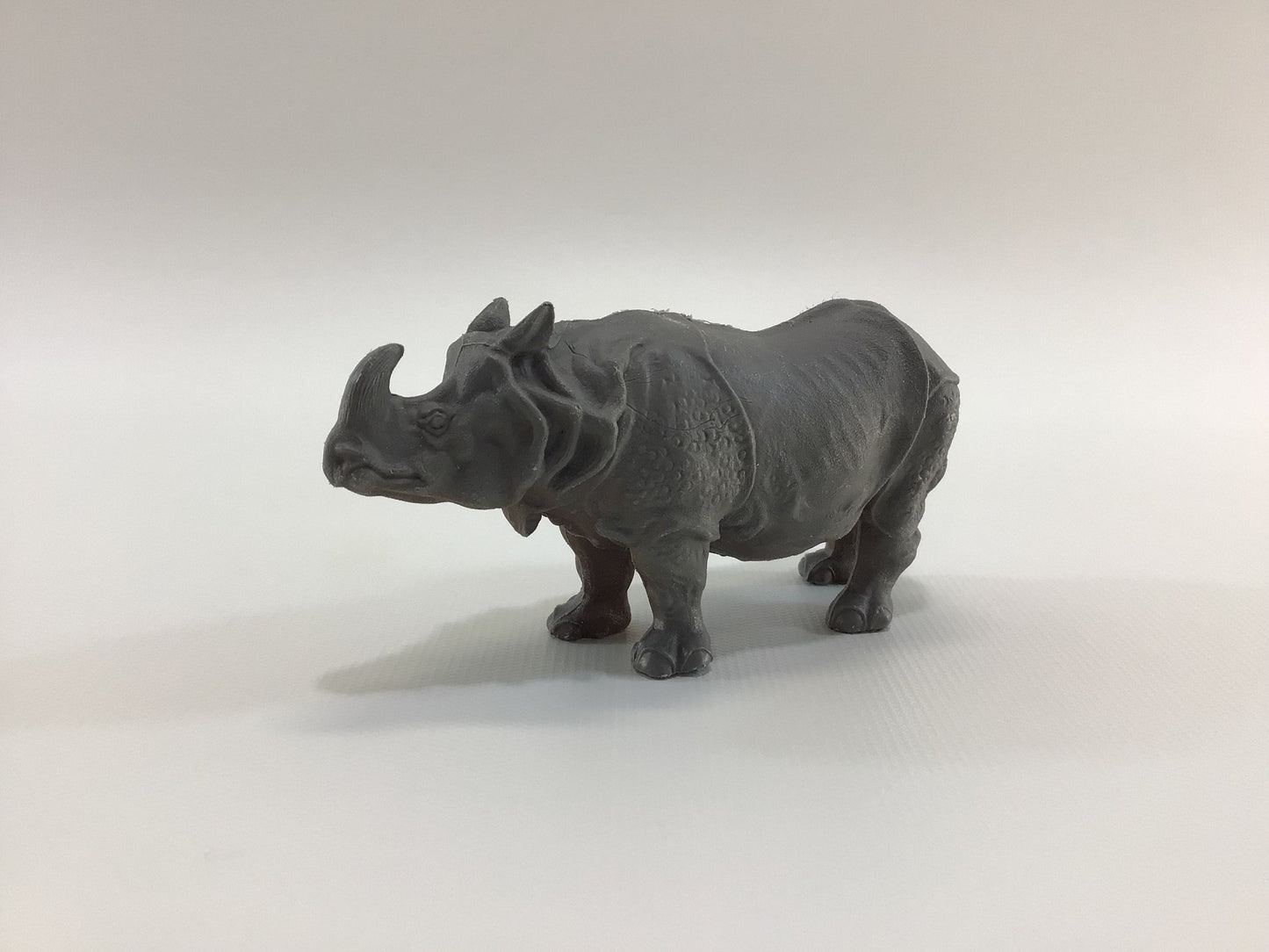 Britains 4" Rhinoceros Vintage Plastic Collectible Toy Animal Figurine