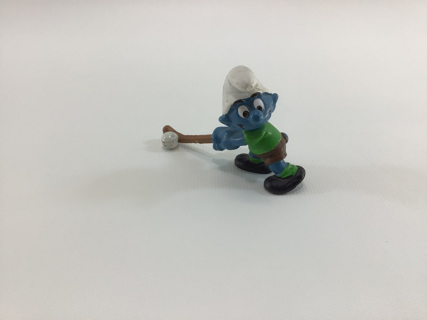 1980 Peyo Smurf Croquet Vintage Toy Figurine