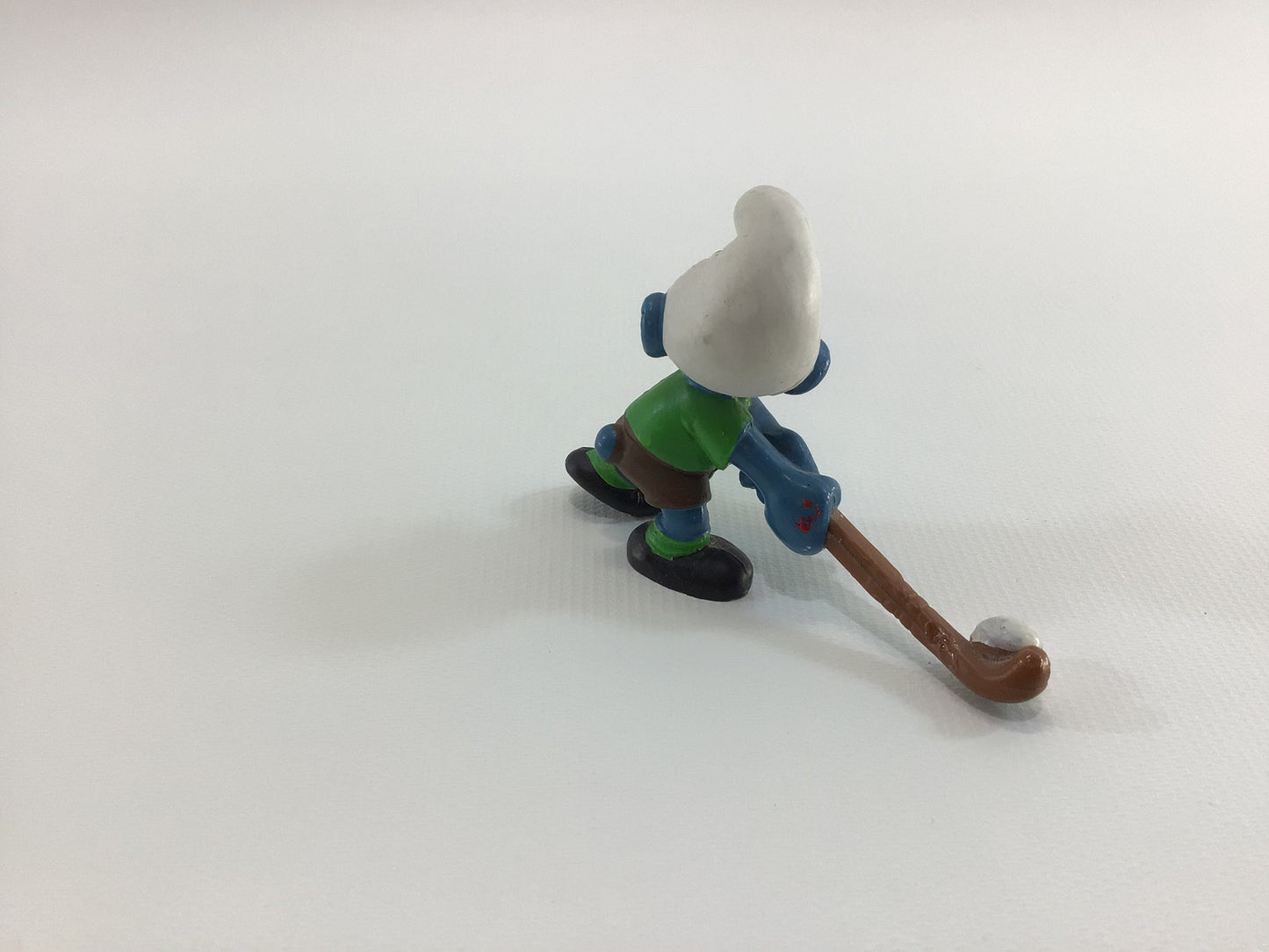 1980 Peyo Smurf Croquet Vintage Toy Figurine