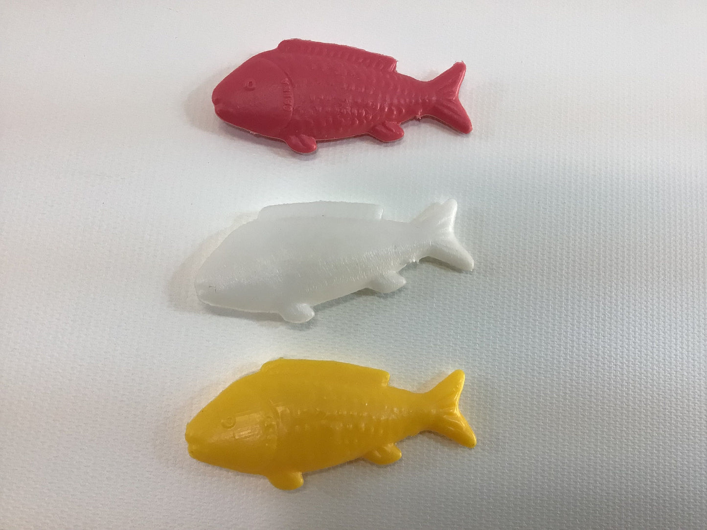 Blow Mold Fish Toys 1960s Kitschy Plastic Vintage Toy Figures