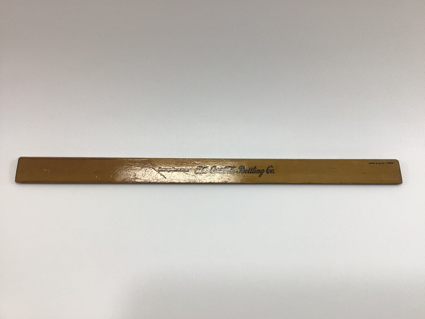 Wooden Advertising 12" Ruler 1933 A Good Rule Coca-Cola Bottling Co Vintage Collectible