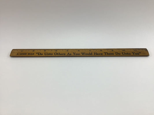 Wooden Advertising 12" Ruler 1933 A Good Rule Coca-Cola Bottling Co Vintage Collectible