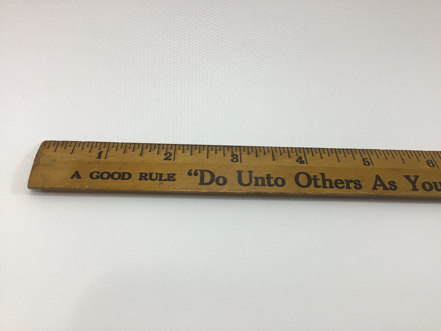 Wooden Advertising 12" Ruler 1933 A Good Rule Coca-Cola Bottling Co Vintage Collectible