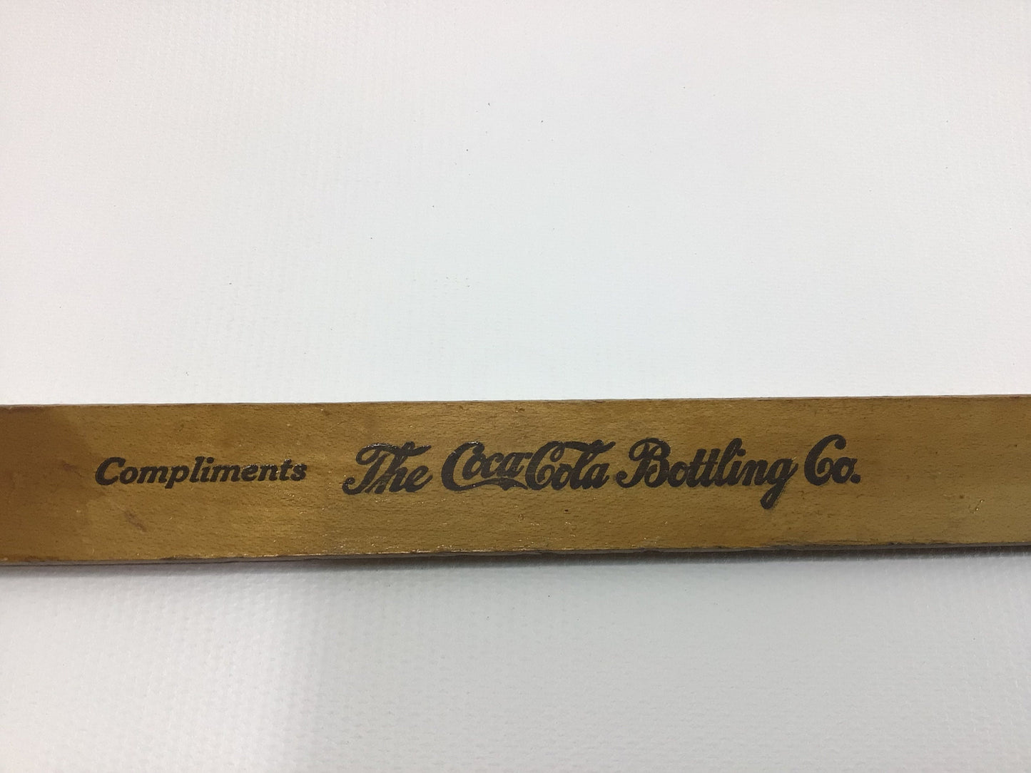 Wooden Advertising 12" Ruler 1933 A Good Rule Coca-Cola Bottling Co Vintage Collectible