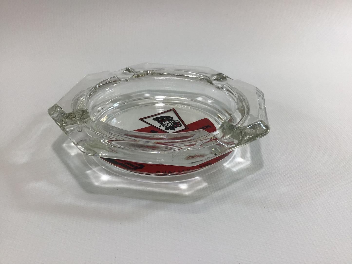 Host Way Motor Inn Glass Ashtray Vintage New York Advertising Collectible