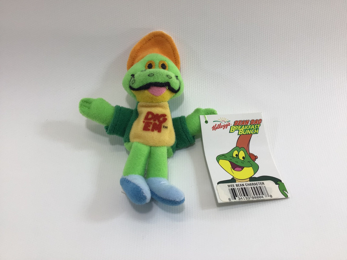 Dig 'Em Mini Bean Plush Toy Vintage 1997 Kellogg's Advertising Collectible