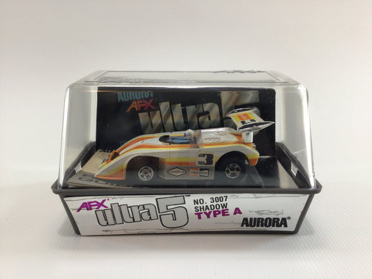 Aurora AFX Ultra 5 No 3007 Shadow Type A Grand Prix Racer HO Scale Slot Car Vintage Toy Car