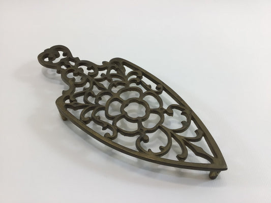 Decorative Brass Sad Iron Trivet Vintage Cast Iron Home Decor