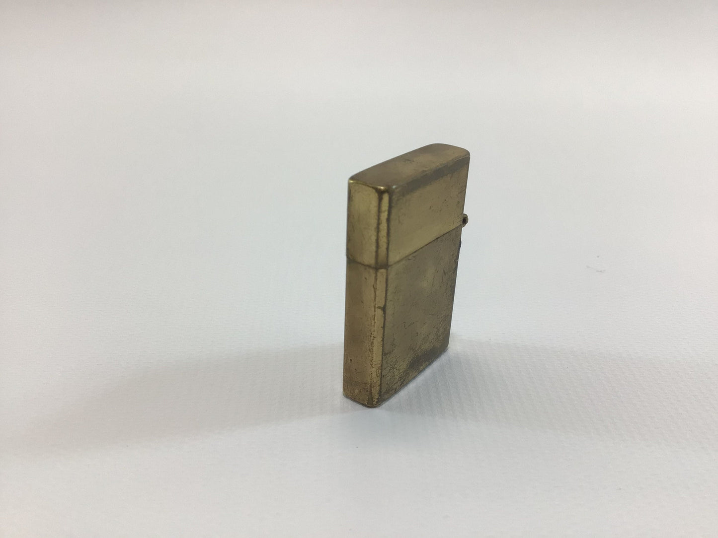 Miniature Brass USN Cigarette Lighter Vintage Made in Japan Tobacciana Collectible