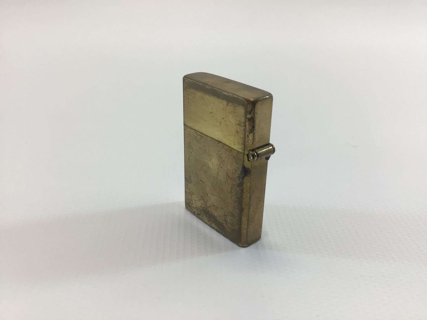 Miniature Brass USN Cigarette Lighter Vintage Made in Japan Tobacciana Collectible