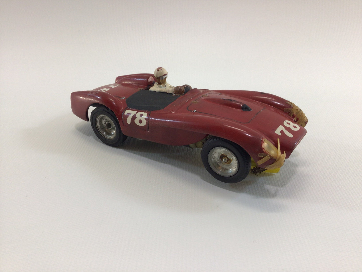 Eldon Ferrari 250 Testa Rosa Slot Car 1/32 Scale Vintage Electric Toy Racer