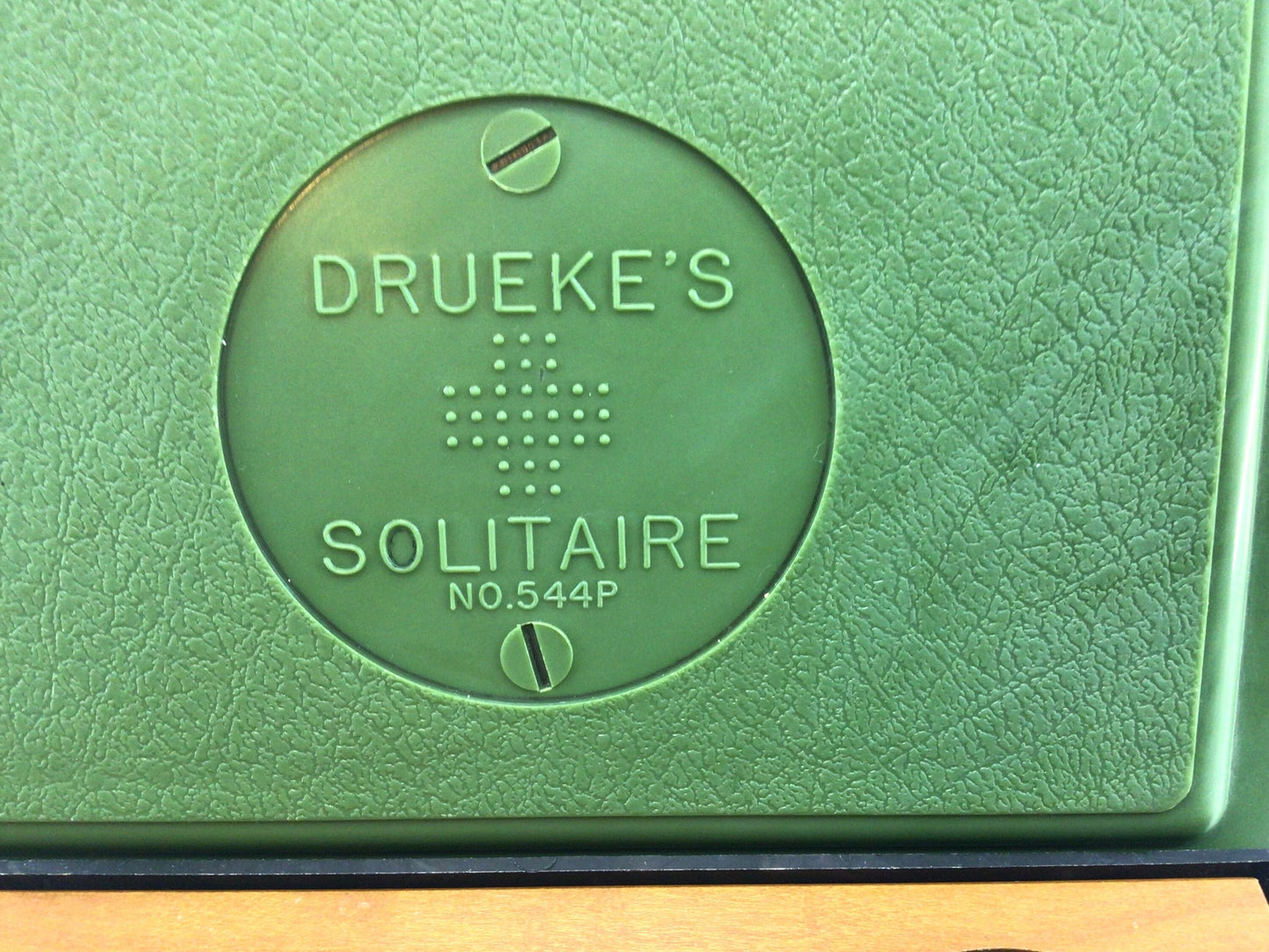 Drueke's Solitaire No 544P Drueke & Sons Vintage Brain Teaser Board Game