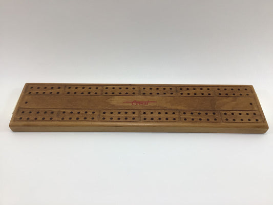 Vintage Cribbage Board Comet Hardwood Card Game Tally Scoreboard Made in England