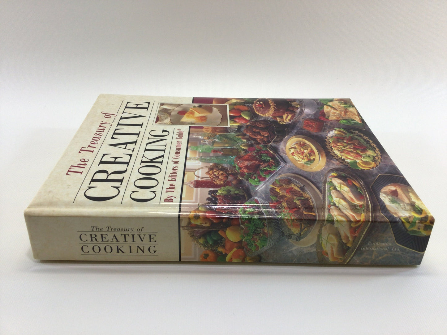 Cookbook The Treasury of Creative Cooking Copyright 1992 Hardcover Vintage Recipes