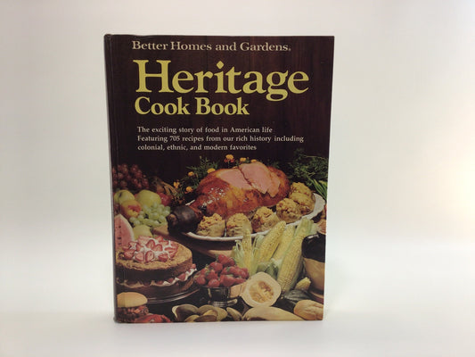 Vintage Recipes Cookbook Better Homes and Gardens Heritage Cook Book Copyright 1975 Hardcover Farmhouse Country Kitchen Cottage Home Decor