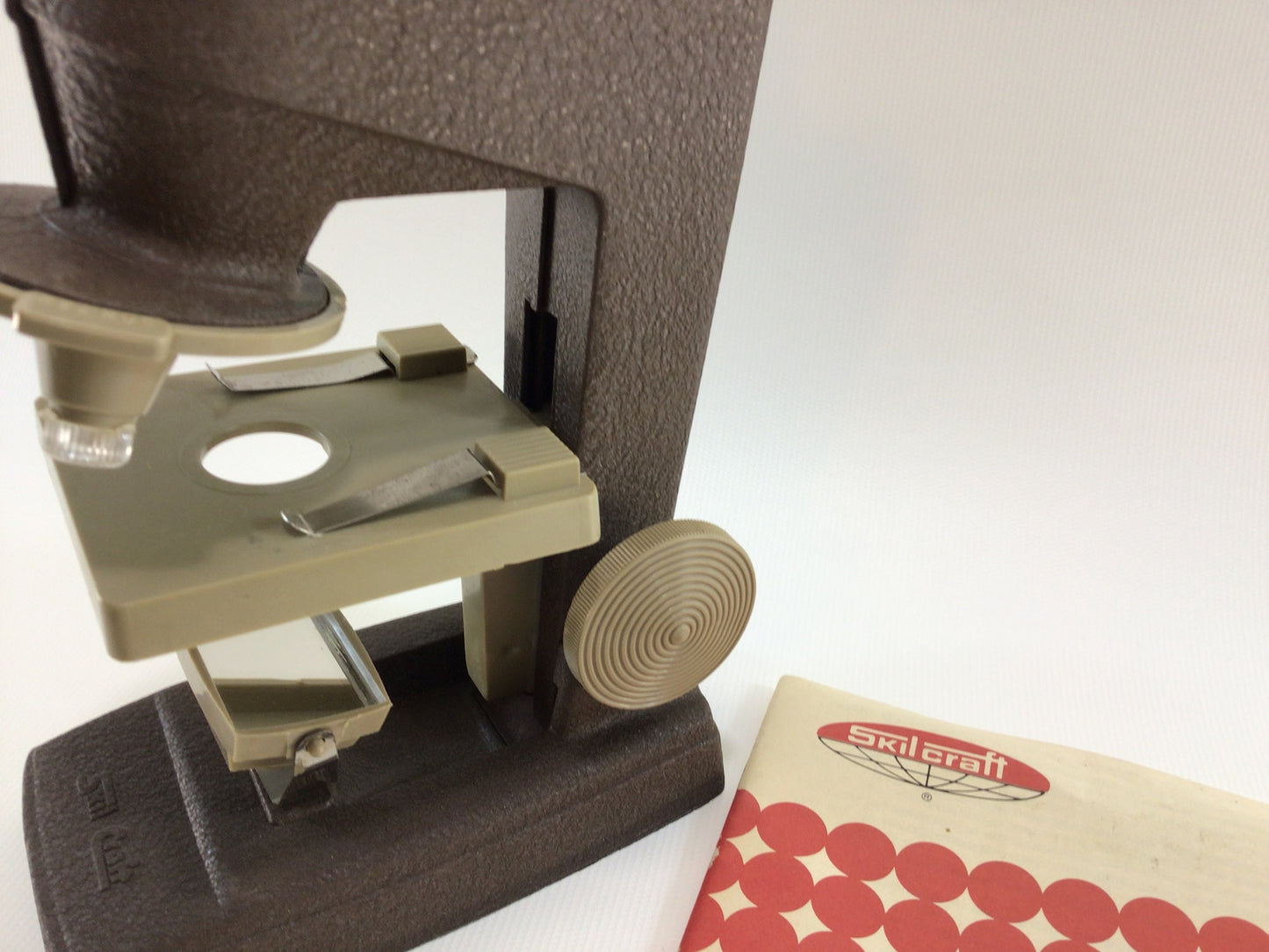 Skil Craft Microscope 1970s Vintage Learning Educational Beginner Academic Toy Tool Lab Apparatus